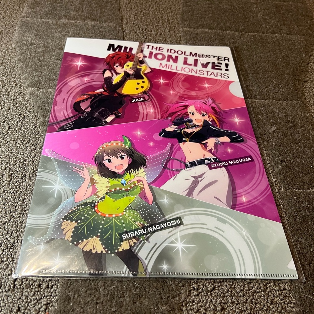The Idolmaster / iDOLM@STER Million Live! Millionstars Clear File Folder Anime
